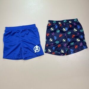 Marvel Avengers Athletic Shorts Boys 3T Blue Set NWOT Amazon 2 pack